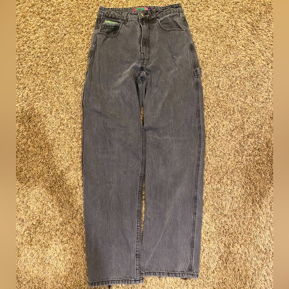 COPY - Used Gray Denim Baggy Empyre Pants - Picture 1 of 3